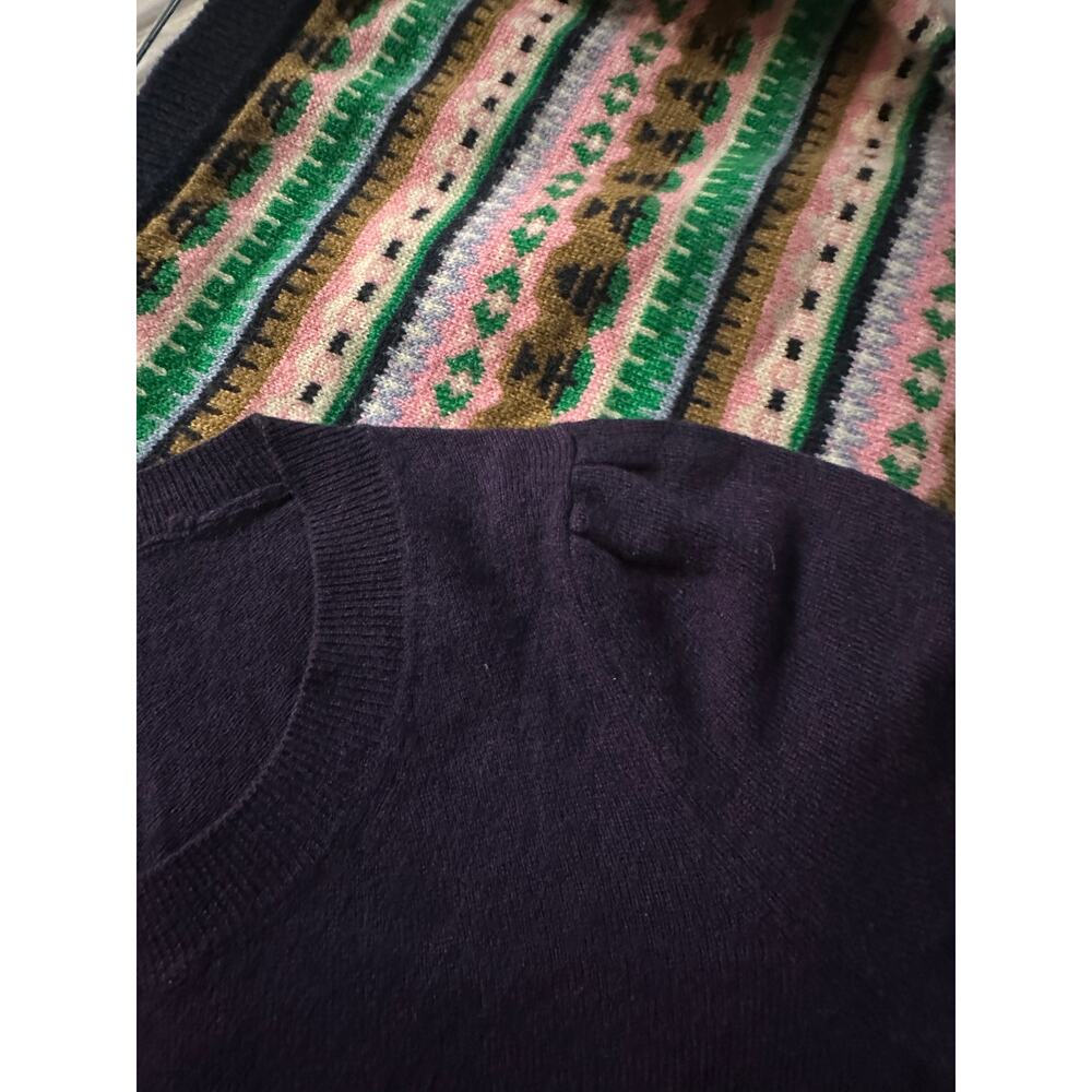 J. Crew Wool Fair Isle Knit Skirt Large - Picture 7 of 7